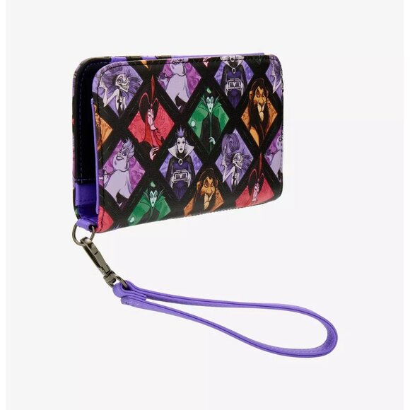 Loungefly Disney Villains Panels Mini Backpack and Wallet Set NWT main image 10